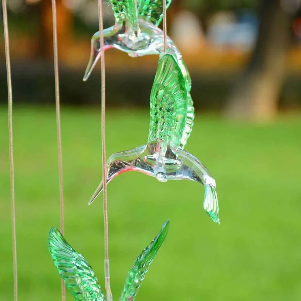 Color Changing Solar LED Humingbird